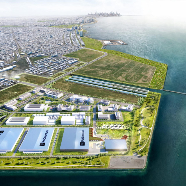 A rendering of the quantum campus