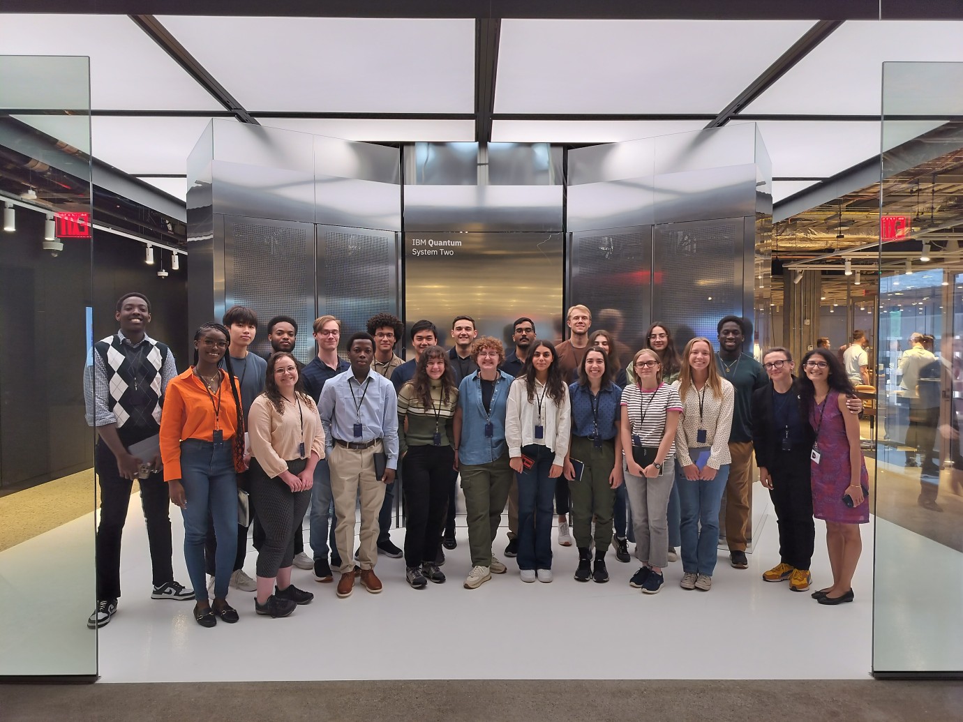 Group photo of the 2024 Open Quantum Initiative Undergraduate Research Fellows