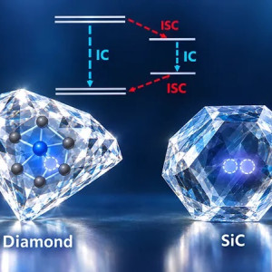 Illustration with two diamonds
