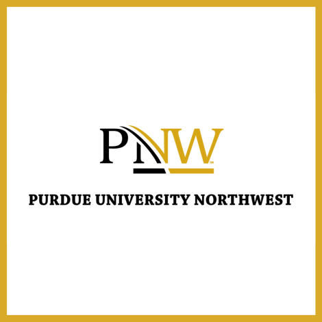 Purdue University Northwest with sponsor yellow border