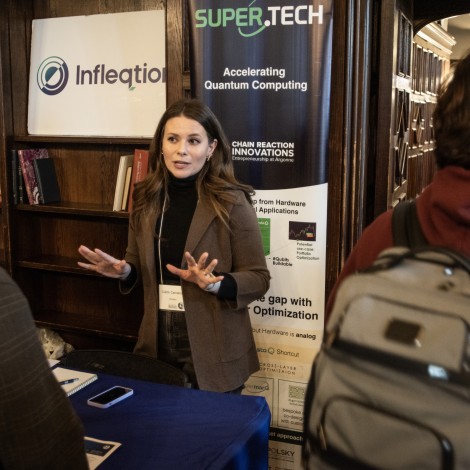 Caitlin Carnahan of Infleqtion at the 2024 Chicago Quantum Recruiting Forum