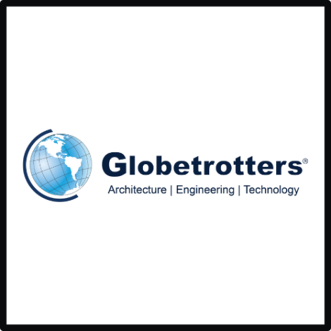 Globetrotters logo pillow