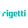Rigetti logo in teel